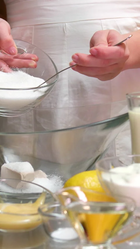 Process of baking Easter bread with raisins soaked in cognac. homemade holiday Stock Footage 346186439