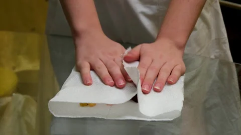 Process of baking Easter bread with raisins soaked in cognac. homemade holiday Stock Footage 346189798