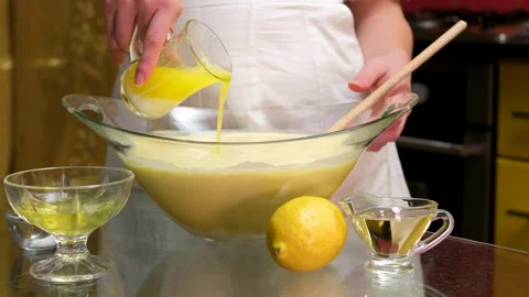 Process of baking Easter bread with raisins soaked in cognac. homemade holiday Stock Footage 346190127