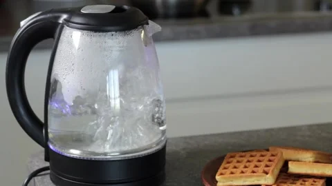 The process of boiling water. Stock Footage 201338045