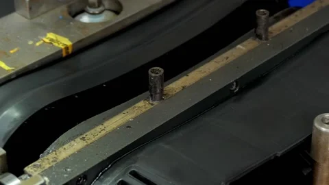 The process of bonding plastic parts. Stockbeeldmateriaal 140054069