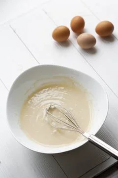 Process of Bread cooking. Preparation of dough for baking pies, bread, rolls  Stock Photos
