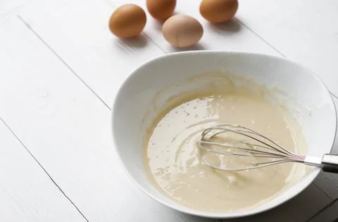 Process of Bread cooking. Preparation of dough for baking pies, bread, rolls  Stock Photos
