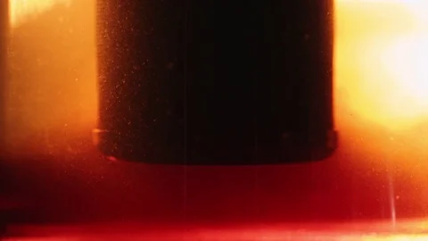 The process of brewing herbal tea in a glass transparent teapot Stock Footage 81190113