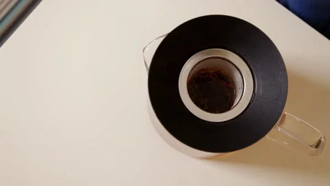 The process of brewing tea in special dishes. Tea drinking 스톡 동영상 94777826