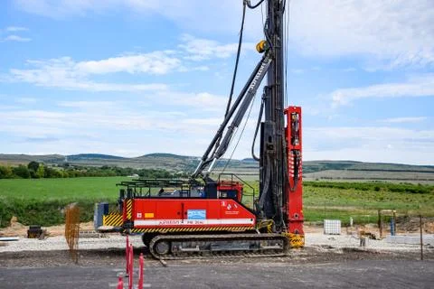 The process of building building. A construction site. Stock Photos