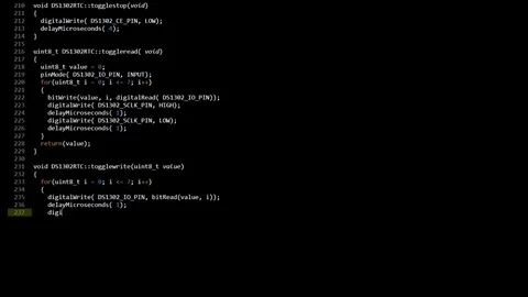 Process of C coding Stock Footage 76239575
