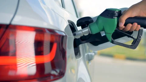 Process of car refilling, close up. Stock Footage 94203492