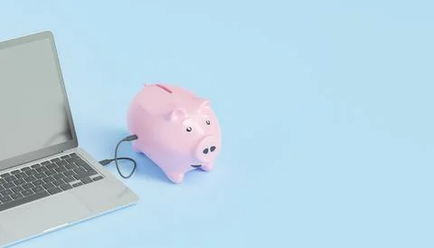 Process of cash transfer into digital currency Illustrazione stock