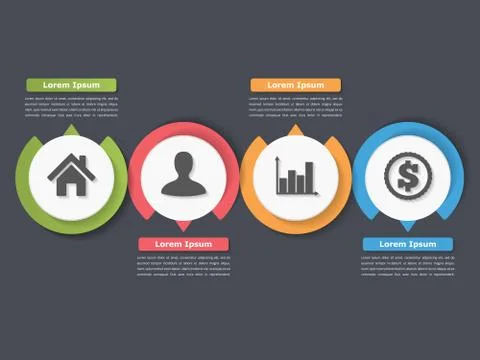 Process Chart Illustrazione stock