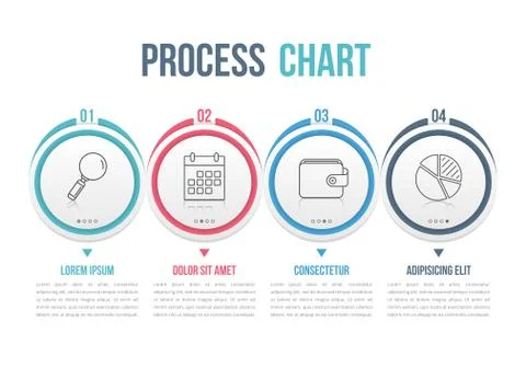 Process Chart Stock Illustration