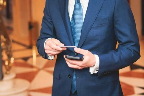 Process of checking in on a conference congress forum event, registration d.. 스톡 사진