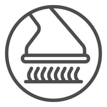 Process of cleaning interior with vacuum cleaner line icon, car washing concept Ilustración de archivo