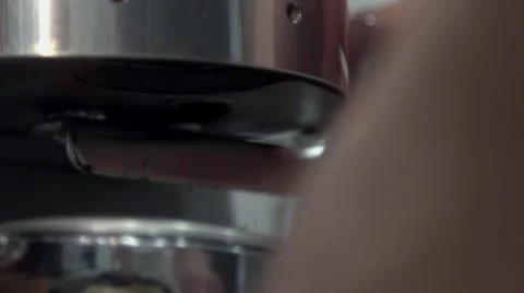 The process of coffee making in a coffee shop Stock Footage 59004964