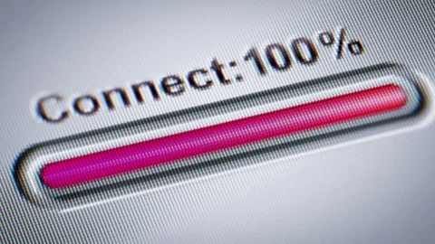 Process of Connecting on the screen. Stock Footage 72529606