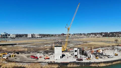 In the Process - Construction - Aquarium - Syracuse, NY Stock Photos