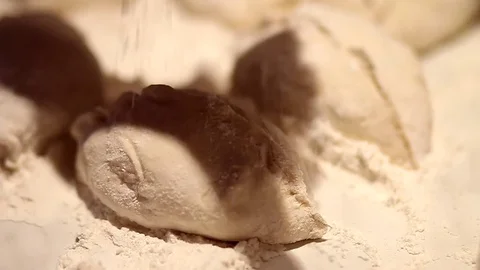 The process of cooking buns Stock Footage 78088334