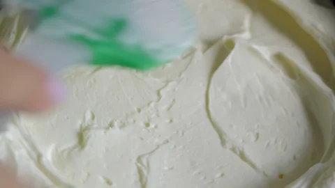Process of cooking chocolate sponge cake. Step by step assembly chocolate cake Stock Footage 119549018