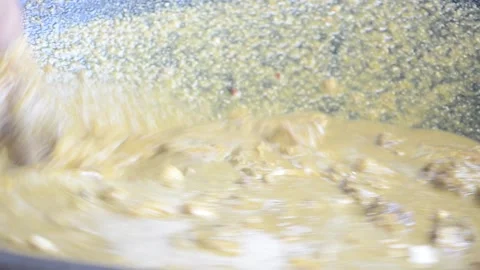 The process of cooking the culinary cork fish typical of Aceh Indonesia Stock Footage 133412598