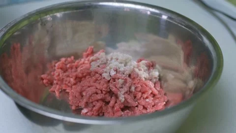 The process of cooking cutlets Stock Footage 132445012