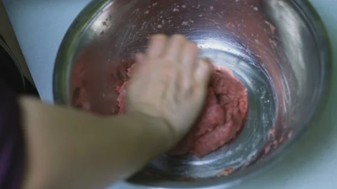 The process of cooking cutlets Stock Footage 132523903