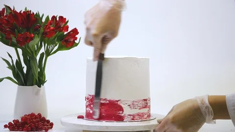 The process of cooking delicious dessert Stock Footage 106614441