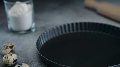 The process of cooking, different ingredients and utensils. Stock Footage 263679496