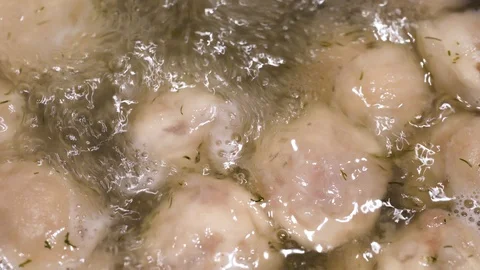 The process of cooking homemade dumplings. Stock Footage 121843217