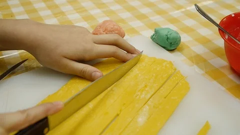 The process of cooking Italian pasta Stock Footage 107532583