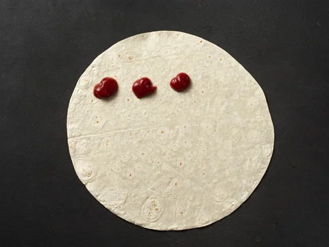 The process of cooking shawerma. Stop motion 4k Video stock 191398985