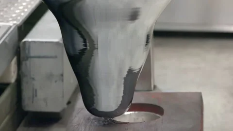 The Process Of Cooling Down Crystal In A Modern Photovoltaic Factory Stock Footage 137261715