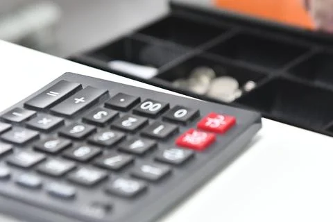 The process of counting money Stock Photos
