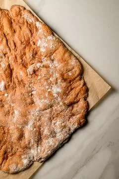 Process of creating cake layers. Simple yet essential step Stock Photos