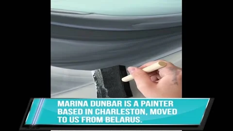 The process of creating a masterpiece of modern art Stock Footage 170356081