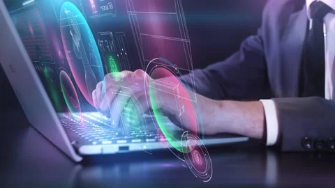 The process of creating an NFT collection. Stock Footage 232073353