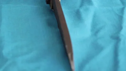 Process of creating from wool fabric cutting Stock Footage 157571162