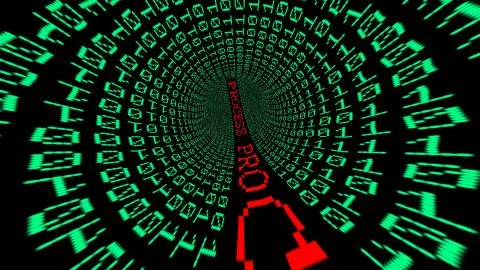 Process data tunnel イラスト素材