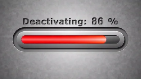 Process of Deactivating. 4K Resolution. Encoder Prores 4444. Great Quality. Video stock 76413418