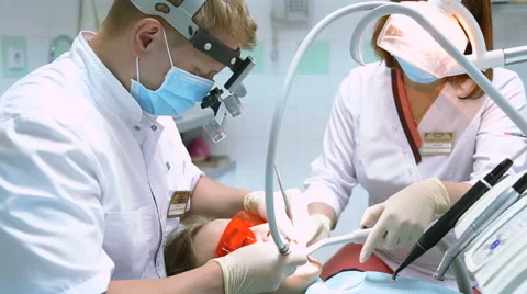 Process of dental treatment Stock Footage 67779522