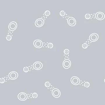 Process describing ebb and flow line vector seamless pattern Stock Illustration