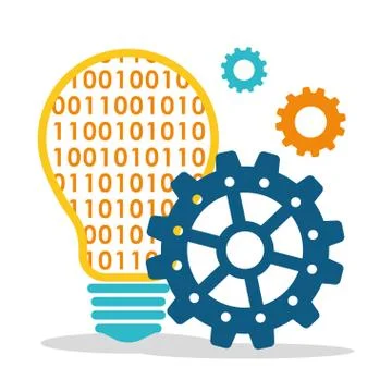 Process design. strategy and technology concept 스톡 일러스트