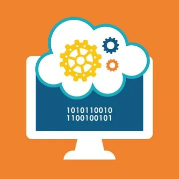 Process design. strategy and technology concept Stock Illustration