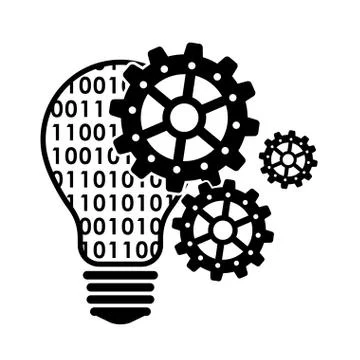 Process design. strategy and technology concept Illustrazione stock