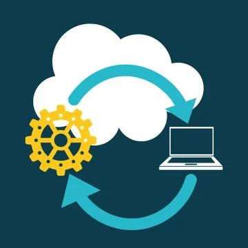 Process design. strategy and technology concept 스톡 일러스트