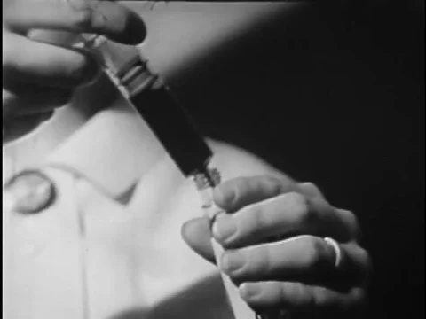 The process of developing a vaccine for measles in the 1960s includes isolating Stock Footage 74947857