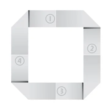 Process diagram Stock Illustration