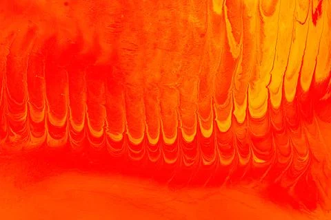 Process of dissolving acrylic paint into water. Amazing abstract background Stock Illustration