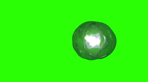 Process division of cell. Green screen footage Stock Footage 56448659