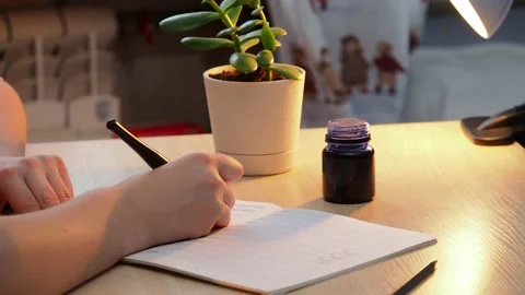 The process of drawing . Stock Footage 229488533