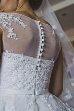 The process of dressing the bride before the wedding 5788. Stock Photos